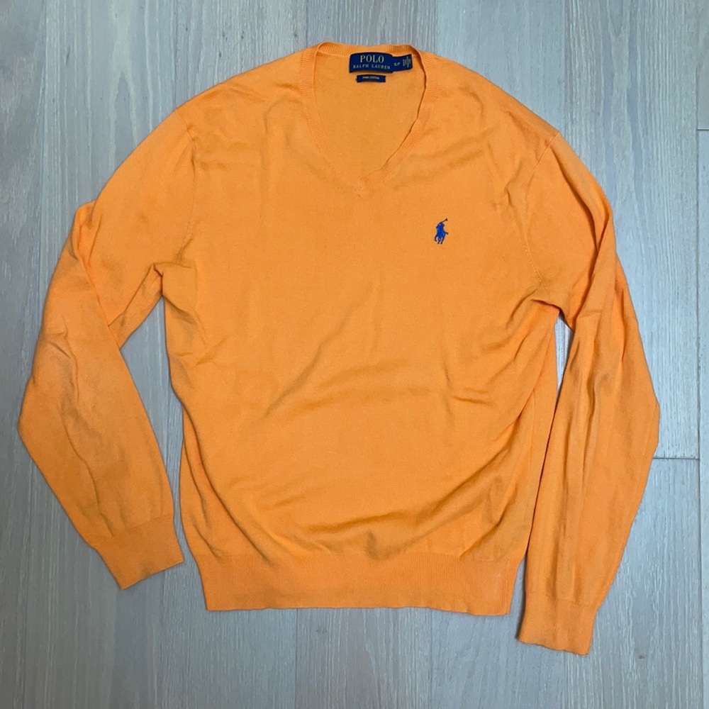 Polo Ralph Lauren Pima Cotton V-neck Sweater